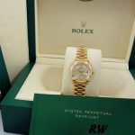 Rolex Datejust 279178 Champagne Diamond Dial Fluted Bezel 28mm Lady Replica Watch - Image 11