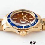 Rolex Submariner 1680/8 Tropical Dial yellow gold 40mm Mens Replica Watch - Image 4