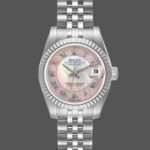 Rolex Datejust 179174 Decorated Mother Of Pearl Dial Fluted Bezel 26MM Lady Replica Watch