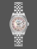 Rolex Datejust 179174 Decorated Mother Of Pearl Dial Fluted Bezel 26MM Lady Replica Watch