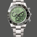 Rolex Daytona Platinum Green Dial Ceramic Bezel LNIB 126506 40mm Stainless Steel Men's Watch