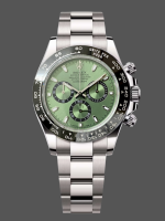 Rolex Daytona Platinum Green Dial Ceramic Bezel LNIB 126506 40mm Stainless Steel Men's Watch