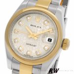 Rolex Datejust 179163 Silver Jubilee Dial Domed Dezel 26MM Lady Replica Watch - Image 4