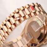 Rolex Day-Date 118205 Rose Gold Jubilee Pink Dial 36mm Unisex Replica Watch - Image 5