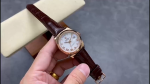 Rolex Day Date 36 White Dial 118135 0064 Brown Leather Watch - Image 2