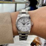 Rolex Day-Date 118239 White Gold White Dial 36mm Unisex Replica Watch - Image 3