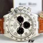 Rolex Daytona 116519 Panda Dial Brown Leather Strap 40mm Mens Replica Watch - Image 3