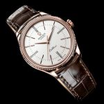 Rolex Cellini Time 50505 Brown Leather Strap White Dial 39mm Mens Replica Watch - Image 2