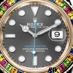 Rolex Yacht-Master 116695 Black Rubber Strap Grey Dial 40MM Mens Replica Watch - Image 4
