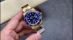 Rolex Submariner 126618LB Yellow Gold Blue Dial 41mm Mens Replica Watch - Image 2
