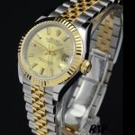 Rolex Datejust 279173 Champagne Index Dial Fluted Bezel 28mm Lady Replica Watch - Image 15