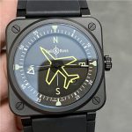 Bell & Ross BR 03 Gyrocompass Square Pilot