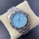 Rolex Submariner Sandblasted DIWF Edition Carbon Bezel  Ice Blue Dial - Image 5