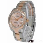 Rolex Datejust 178341 Pink Roman Numeral Dial 31MM Lady Replica Watch - Image 3