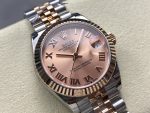 Rolex Datejust 278271 Sun Dust Roman Dial Two Tone Rose Gold Fluted Bezel Jubilee - Image 4