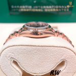 Rolex Datejust 279175 Chocolate Diamonds Dial Fluted Bezel 28mm Lady Replica Watch - Image 5