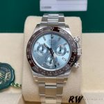 Rolex Cosmograph Daytona 116506 Ice Blue Dial Platinum 40MM Mens Replica Watch - Image 10