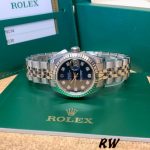 Rolex Datejust 179174 Blue Diamond Dial Fluted Bezel 26MM Lady Replica Watch - Image 6