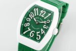 Franck Muller Women's Yacht Green Dial Leather Strap - Image 3