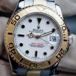 Rolex Yacht-Master 168623 Steel Yellow Gold White Dial 35MM Unisex Replica Watch - Image 2
