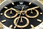 Rolex Daytona Gold & Black Wall Clock - Image 4