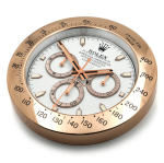 Rolex Daytona Rose Gold & White Wall Clock - Image 3