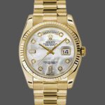 Rolex Day-Date 118238 Mother of Pearl White Dial 36mm Unisex Replica Watch