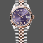 Rolex Datejust 31 Aubergine Pave Roman Dial M278271 0020 Women's Watch