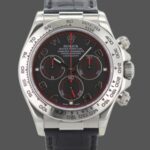Rolex Daytona 116519 Black Racing Dial Leather strap 40mm Mens Replica Watch
