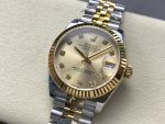 Rolex Datejust 31mm Stainless Steel and Yellow Gold 278273 0026 Champagne Diamond Jubilee - Image 5