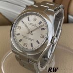 Rolex Oyster Perpetual 177200 Silver Dial Blue Markers 31mm Lady Replica Watch - Image 3
