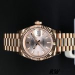 Rolex Datejust 279175 Sundust Index Dial Fluted Bezel 28mm Lady Replica Watch - Image 5