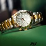 Rolex Cosmograph Daytona 116503 White Mother Of Pearl Dial 40MM Mens Replica Watch - Image 4