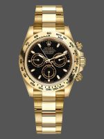 Rolex Daytona 116508 Yellow Gold Black Index Dial 40MM Mens Replica Watch