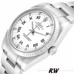 Rolex Oyster Perpetual Air-King 114234 White Dial 34mm Unisex Replica Watch - Image 4