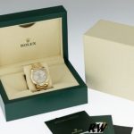 Rolex Day-Date 228398TBR Silver Diagonal Motif Dial Diamond Bezel 40mm Mens Replica Watch - Image 6