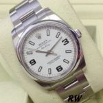 Rolex Oyster Perpetual Air-King 114200 White Dial 34mm Automatic Unisex replica watch - Image 3