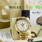 Rolex Day-Date 218238 Ivory Dial Yellow Gold 41MM Mens Replica Watch - Image 6