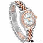 Rolex Datejust 179171 White MOP Diamond Dial Fluted Bezel 26MM Lady Replica Watch - Image 2