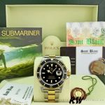 Rolex Submariner Date 116613 Stainless Steel Case Black Dial 40mm Mens Replica Watch - Image 6