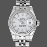 Rolex Datejust 179174 White Index Dial Fluted Bezel 26MM Lady Replica Watch