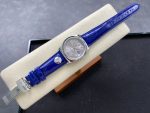 Rolex Day Date 36 White Gold Silver Dial 118139 0097 Blue Leather Strap - Image 8