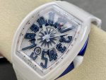 Swiss Franck Muller Framulan V45 White Ceramic Yacht Model Blue Number - Image 4