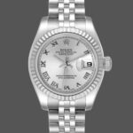 Rolex Datejust 179174 Silver Roman Dial Fluted Bezel 26MM Lady Replica Watch