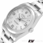 Rolex Oyster Perpetual Air-King 114200 Silver Arabic Dial 34mm Unisex Replica watch - Image 4