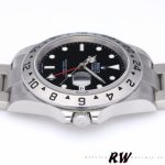 Rolex Explorer II 16570 Stainless Steel Black Dial 40MM Mens Replica Watch - Image 4