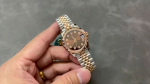 Rolex Datejust 31 Stainless Steel and Rose Gold Chocolate Diamond Dial m278341rbr 0028 - Image 2