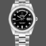 Rolex Day-Date 118209 Black dial 36mm Unisex Replica Watch