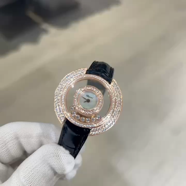 CB4986C0-B65D-A6AD-CF5F-CB1A44DAA30D Chopard Happy Diamonds Quartz Womens 209426-1201 - Image 1