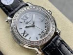 Chopard Happy Sport Diamond Bezel Women's Quartz Watch 278475-3037 - Image 3